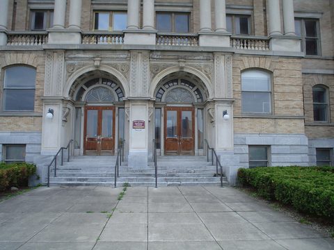 The school entrance